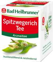BAD HEILBRUNNER Spitzwegerichkraut Tee Filterbeut.