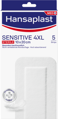 HANSAPLAST Sensitive Wundverband steril 10x20 cm